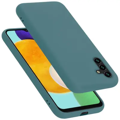 CADORABO Ohišje, združljiv s Samsungom v tekoči zeleni barvi - zaščitni pokrov iz fleksibilnega silikona TPU