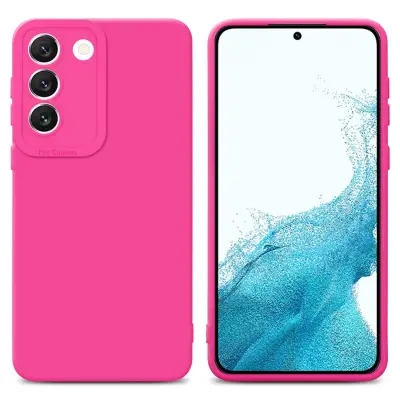 Cadorabo Case, združljiv s Samsungom v Fluid Hotpink - zaščitni pokrov iz fleksibilnega silikona TPU