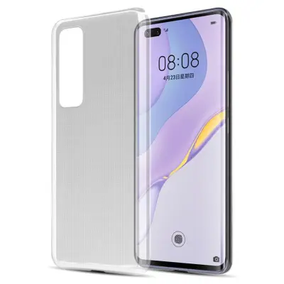 Cadorabo Case, združljiv s Huawei v popolnoma prozorni - zaščitni pokrov, narejen iz fleksibilnega silikona TPU