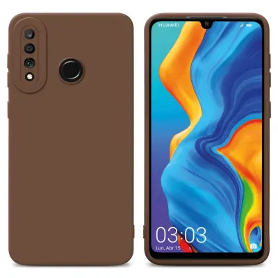 Cadorabo Case, združljiv s Huawei v tekočinski rjavi barvi - zaščitni pokrov iz fleksibilnega silikona TPU