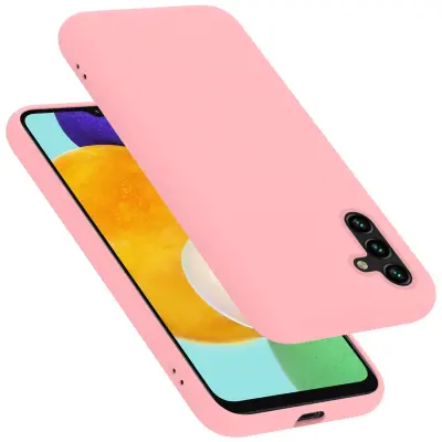 Ohišje Cadorabo, združljiv s Samsungom v tekoči roza barvi - zaščitni pokrov iz fleksibilnega silikona TPU