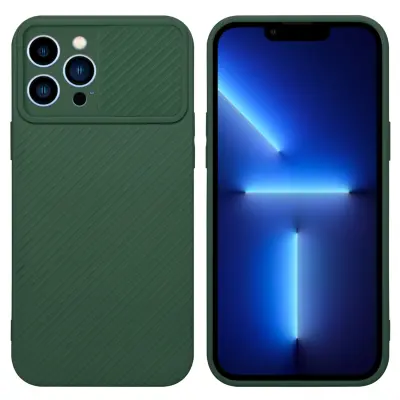 CADORABO Ohišje, združljiv z Apple v Bonbon Green - Zaščitni pokrov iz fleksibilnega silikona TPU in z zaščito pred kamero