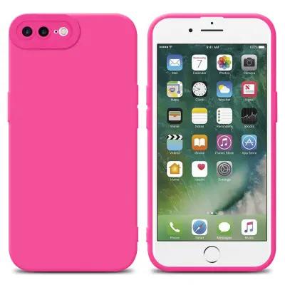 CADORABO Ohišje, združljiv z Apple v Fluid Hotpink - zaščitni pokrov iz fleksibilnega silikona TPU