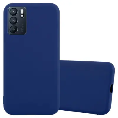 Cadorabo Case, združljiv z OPPO v Candy Tarmno Blue - Zaščitni pokrov iz fleksibilnega silikona TPU