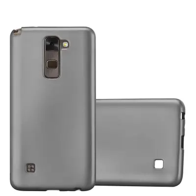 Cadorabo Case, združljiv z LG v kovinsko sivi - zaščitni pokrov, narejen iz fleksibilnega silikona TPU