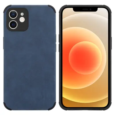 Cadorabo Case, združljiv z Apple v Sapphire Blue - Zaščitni pokrov iz silikona TPU z plemenito umetno semiša