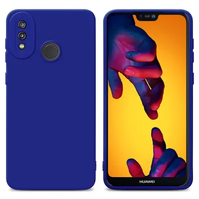 Cadorabo Case, združljiv s Huawei v Fluid Blue - zaščitni pokrov, narejen iz fleksibilnega silikona TPU