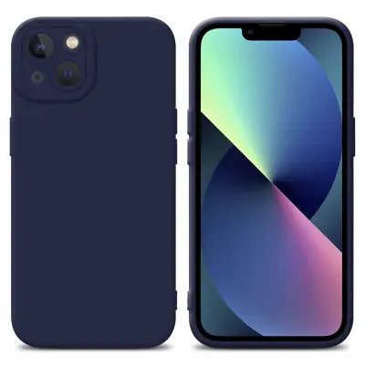 CADORABO Ohišje, združljiv z jabolkom v tekoči temno modri barvi - zaščitni pokrov iz fleksibilnega silikona TPU