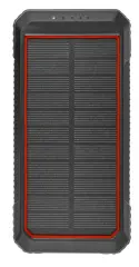 Oxe OXE Solar Powerbank, zmogljivost 33800 mAh, rdeča