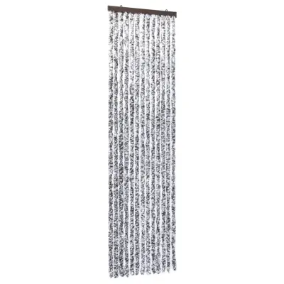 vidaXL Zavesa proti mrčesu iz šenilje 56x185 cm rjava in bež
