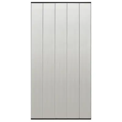vidaXL Mrežasta zavesa za vrata proti mrčesu 5-delna črna 120x240 cm