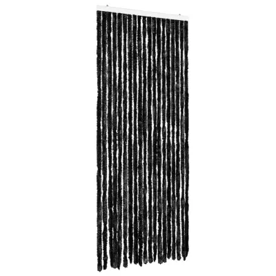 vidaXL Zavesa proti mrčesu iz šenilje 56x185 cm antracitna
