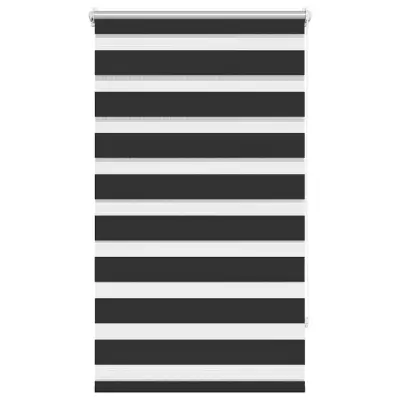 Črtasti Zebra Rolo / Senčilo velikost 70 x 120 cm Črna barva