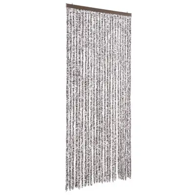 vidaXL Zavesa proti mrčesu iz šenilje 100x220 cm rjava in bež