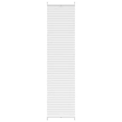 Plise Harmonika Zavese velikost 40 x 200 cm Bele barve