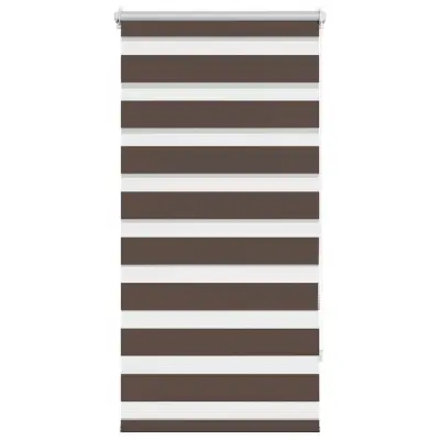 Črtasti Zebra Rolo / Senčilo velikost 80 x 150 cm Kavna barva