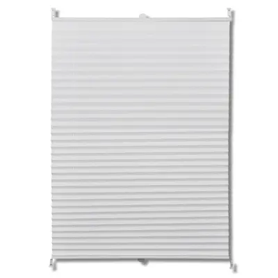 Plise Harmonika Zavese velikost 80 x 150 cm Bele barve