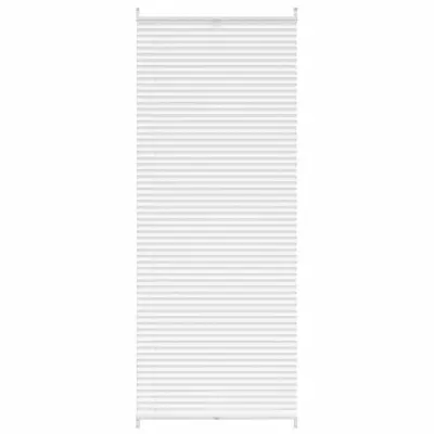 Plise Harmonika Zavese velikost 70 x 200 cm Bele barve