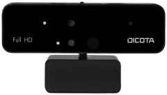 Dicota  Webcam PRO Face Recognition  Full HD spletna kamera    nosilec s sponko\, vgrajena pokrivna plošča