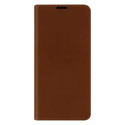 Folio torbica denarnica s stojalom za video iz pravega usnja - Camel str. Huawei P30 Pro