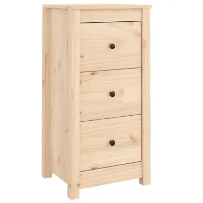 vidaXL Komoda 40x35x80 cm trdna borovina