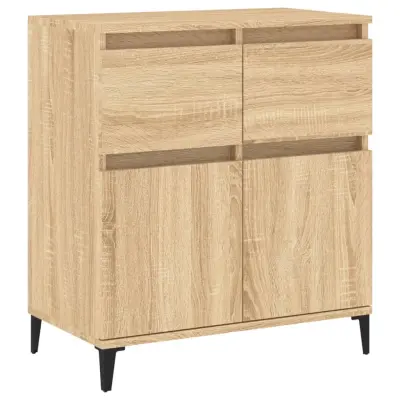 vidaXL Komoda sonoma hrast 60x35x70 cm inženirski les