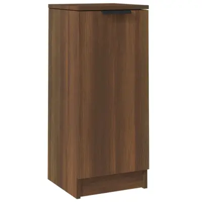 vidaXL Komoda rjavi hrast 30x30x70 cm konstruiran les
