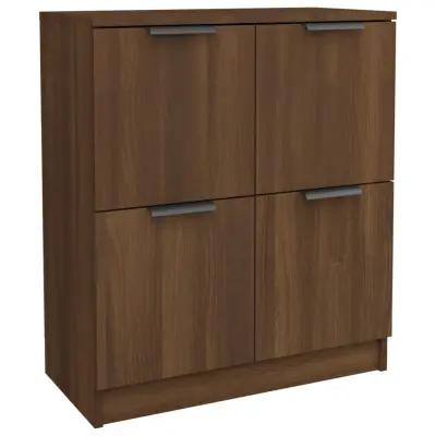 vidaXL Komoda rjavi hrast 60x30x70 cm konstruiran les