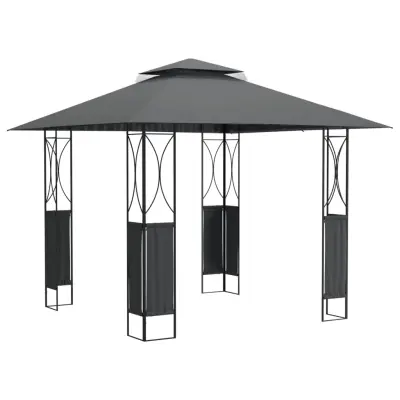 vidaXL Paviljon s streho antracit 300x300x270 m jeklo