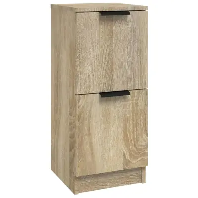 vidaXL Komoda sonoma hrast 30x30x70 cm konstruiran les