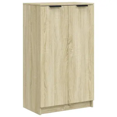 vidaXL Omarica za čevlje sonoma hrast 59x35x100 cm konstruiran les