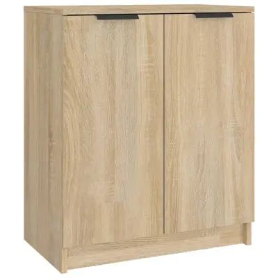 vidaXL Omarica za čevlje sonoma hrast 59x35x70 cm konstruiran les