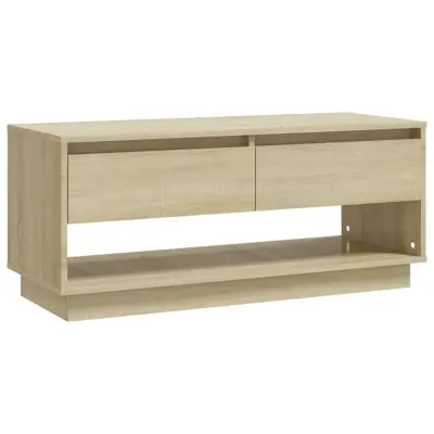 vidaXL TV omarica sonoma hrast 102x41x44 cm iverna plošča