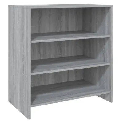 vidaXL Komoda siva sonoma 70x40,5x75 cm iverna plošča