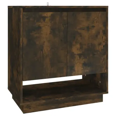 vidaXL Komoda dimljeni hrast 70x41x75 cm iverna plošča