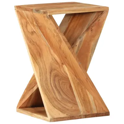 vidaXL Stranska mizica 35x35x55 cm trden akacijev les