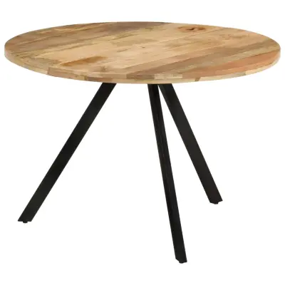 vidaXL Jedilna miza 110x75 cm trden mangov les