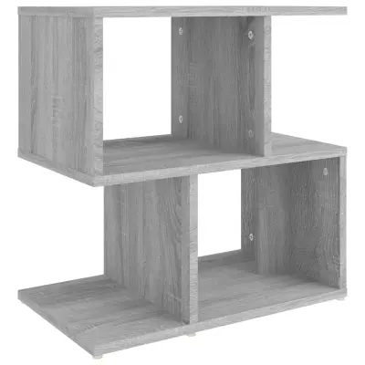 vidaXL Nočna omarica siva sonoma 50x30x51,5 cm konstruiran les