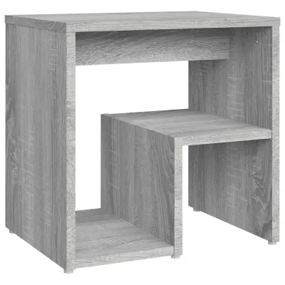 vidaXL Nočna omarica siva sonoma 40x30x40 cm konstruiran les