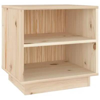 vidaXL Nočna omarica 40x34x40 cm trdna borovina