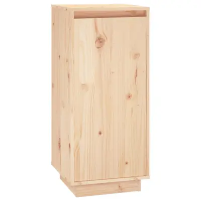 vidaXL Omarica za čevlje 35x35x80 cm trdna borovina