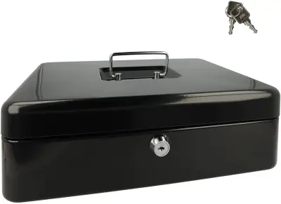 Blagajna westcott 301x242x91mm črna e-51002