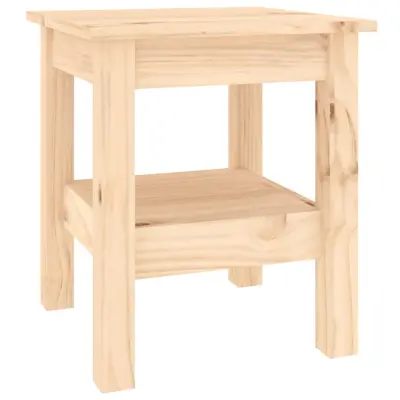 vidaXL Klubska mizica 35x35x40 cm trdna borovina