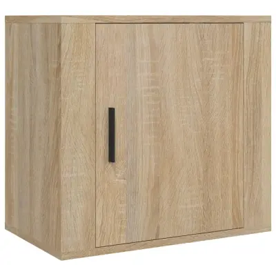 vidaXL Stenska nočna omarica sonoma hrast 50x30x47 cm