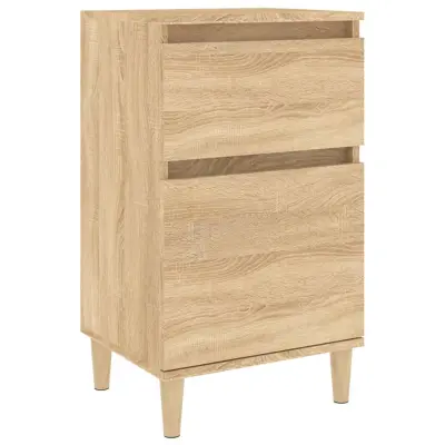 vidaXL Nočna omarica sonoma hrast 40x35x70 cm