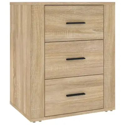 vidaXL Nočna omarica sonoma hrast 50x36x60 cm inženirski les