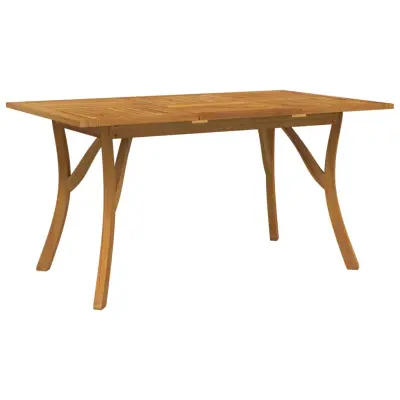 vidaXL Vrtna miza 150x90x75 cm trden akacijev les