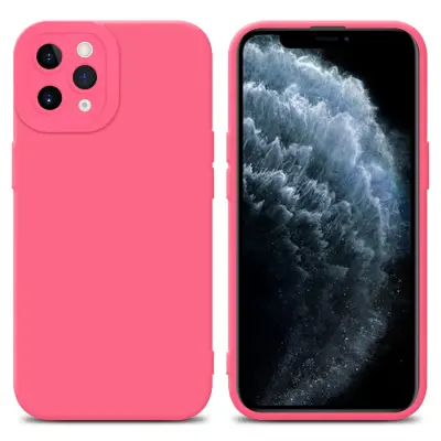 CADORABO Ohišje, združljiv z Apple v tekoči rdeči barvi - zaščitni pokrov iz fleksibilnega silikona TPU