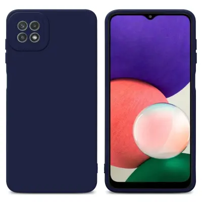 Cadorabo Case, združljiv s Samsungom v tekoči temno modri barvi - zaščitni pokrov iz fleksibilnega silikona TPU