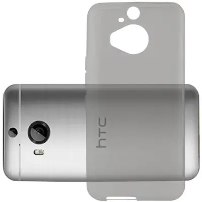 Cadorabo Case, združljiv s HTC v prozornem črnem - zaščitnem pokrovu, narejen iz fleksibilnega silikona TPU